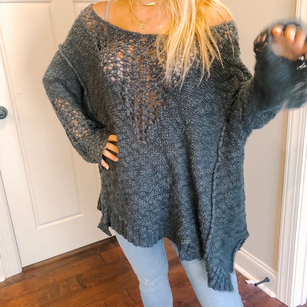 Free people knit sweater!
